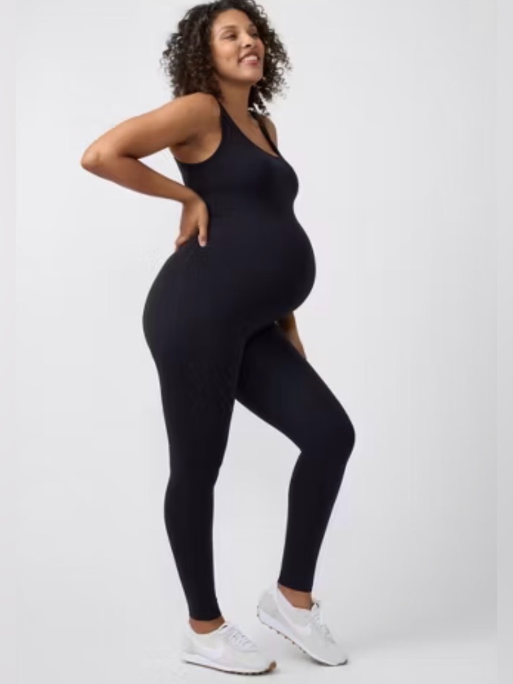 Isabel Maternity by Ingrid & Isabel Black Maternity Jumpsuit